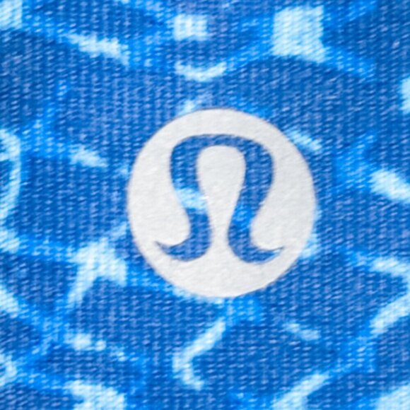 Lululemon Tranquil Crop 22" - 8 Samba Snake Kayak Blue Hero Blue - Picture 7 of 8